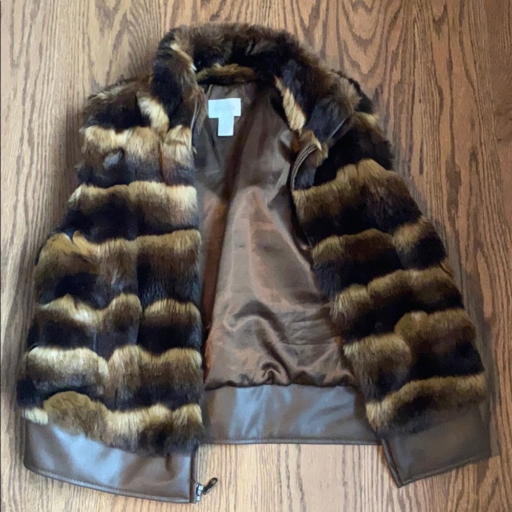 Faux fur vest